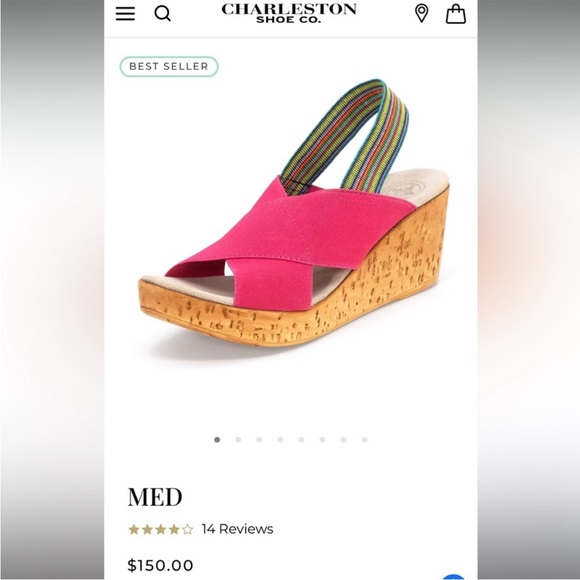 Charleston Shoe Company Med platform wedges - Picture 3 of 5